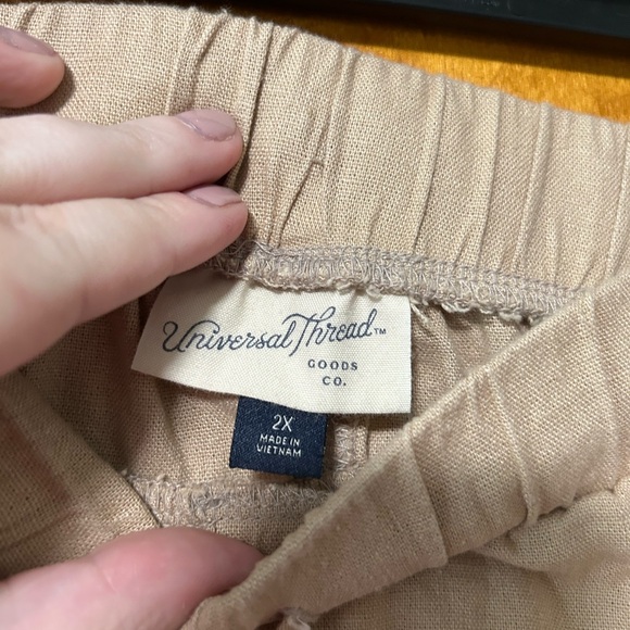 NWT Universal Thread Pull on Linen Blend Pants - Picture 7 of 11